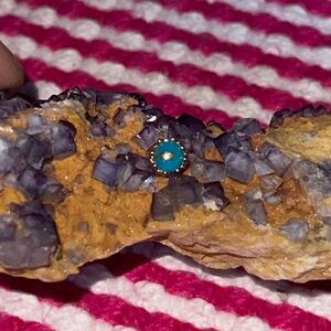 BRAND NEW BVLA Copper Veined Turquoise in a Crown Setting ✨🩵